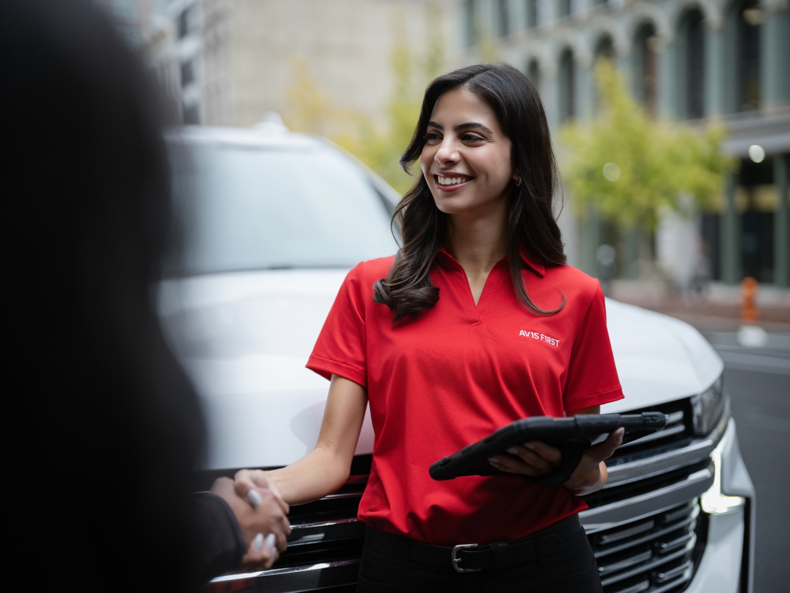 Airport walkway — Avis brand environment