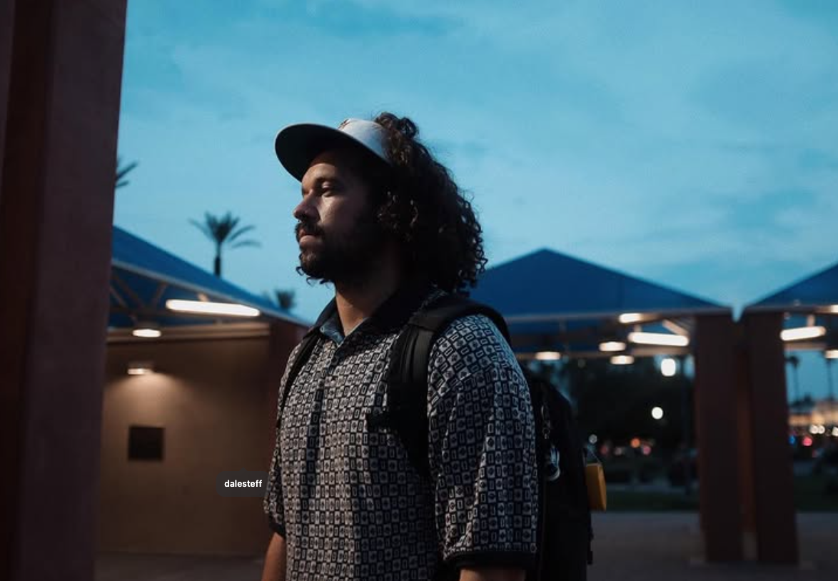 Portrait at dusk — cinematic still